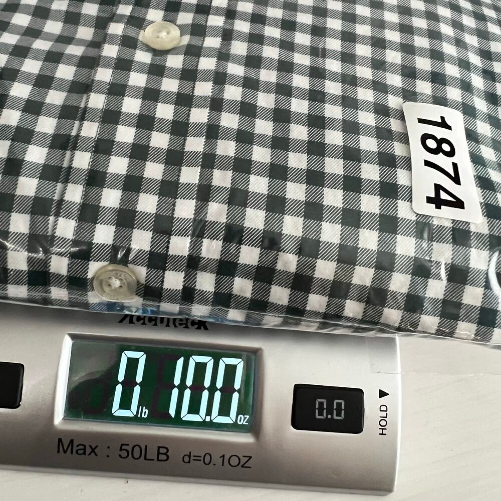 Vineyard Vines Gingham Check Button Down Long Sleeves Shirt | Men's Size XL - Picture 8 of 8